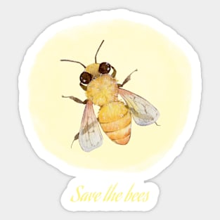 Save the bees Sticker